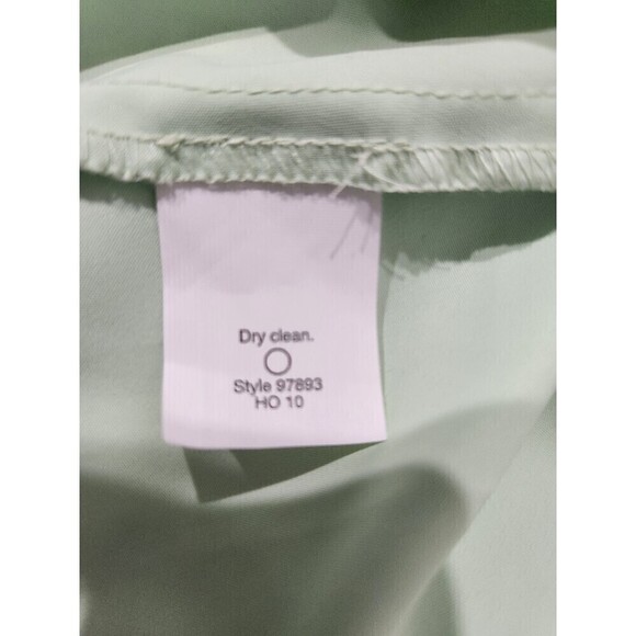 J. Crew Juliet Mint Green 100% Silk Chiffon Strapless Midi Dress, 4 - Picture 7 of 8